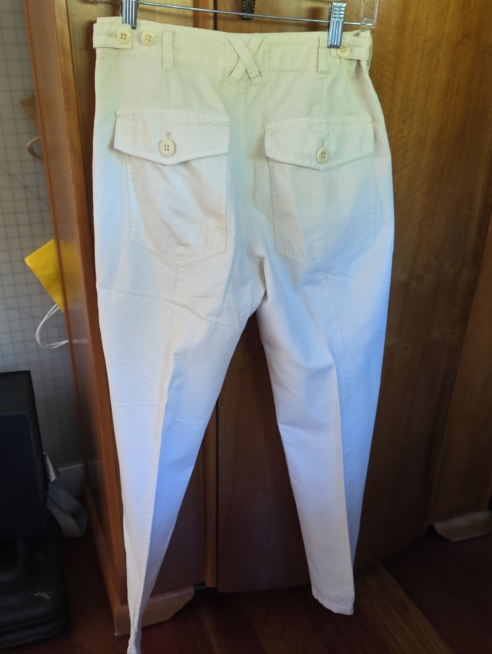 Alex Mill Women's Linen/cotton Pants in Cream - Picture 3 of 3